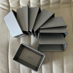 Eight Mini Baking Loaf Pans